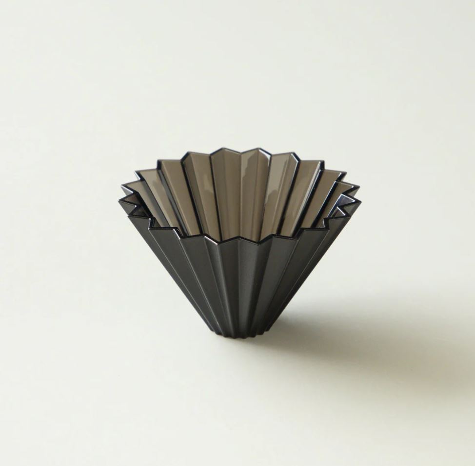Origami Dripper Air Negro - Resina Japonesa