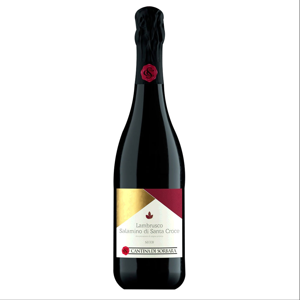 VINO LAMBRUSCO SALAMINO DI SANTA CROCE DOP SECCO X 750ML